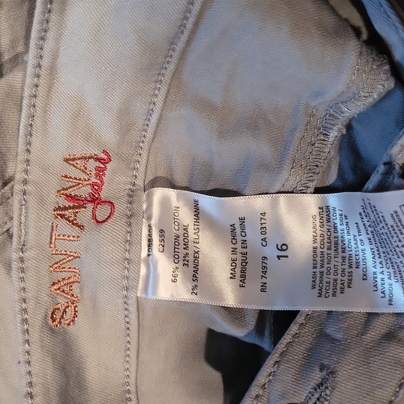 Grey cropped pants - Picture 3 of 3